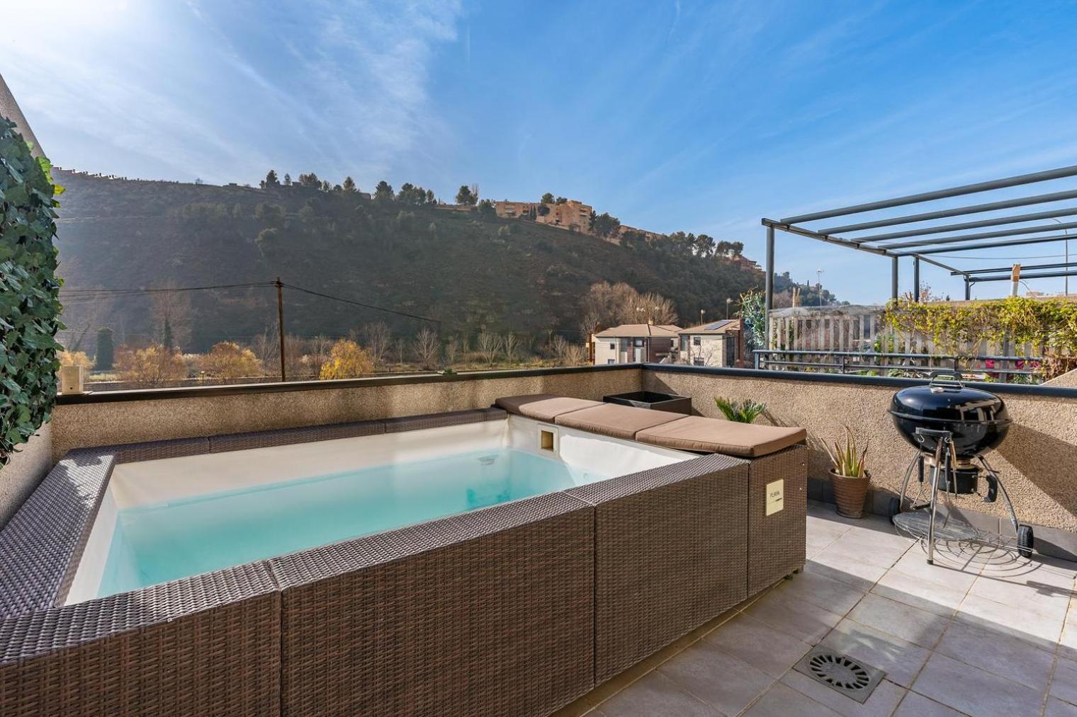 El Generalife Cerca Centro Y Sierra Nevada Con Piscina Y Barbacoa Y Parking Gratis Apartamento Granada Exterior foto
